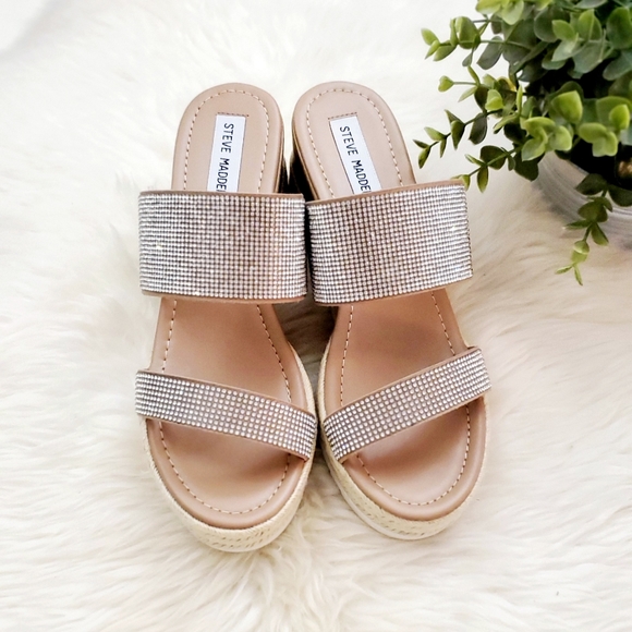 Steve Madden Shoes - Steve Madden Mistee Rhinestone Sandals